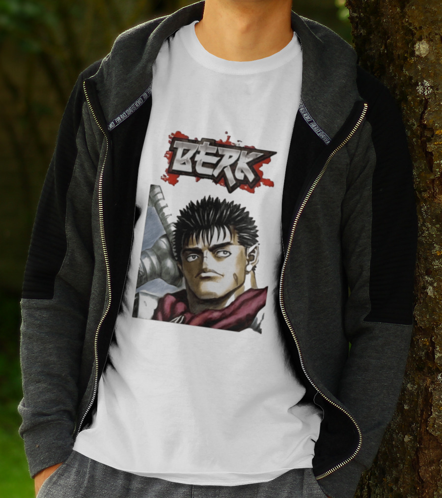Berk Berserk Manga Guts Style Warrior T-Shirt