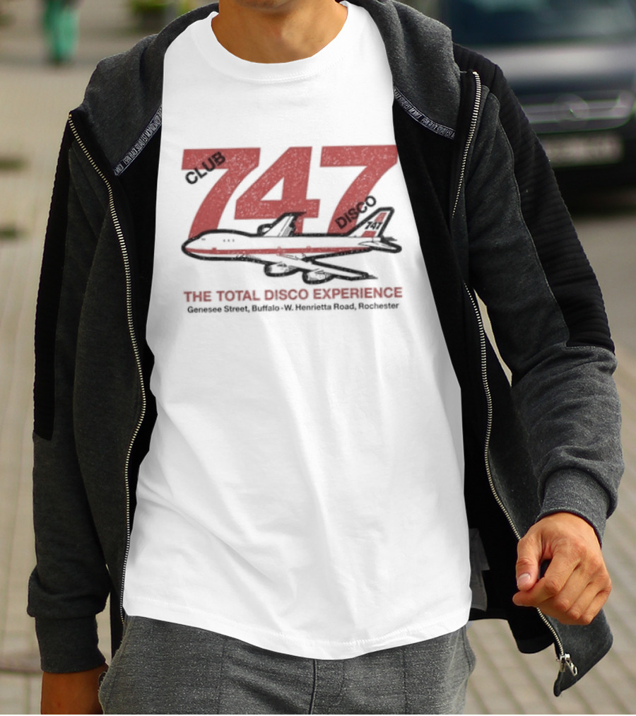 Club 747 Disco The Total Disco Experience Buffalo Rochester T-Shirt
