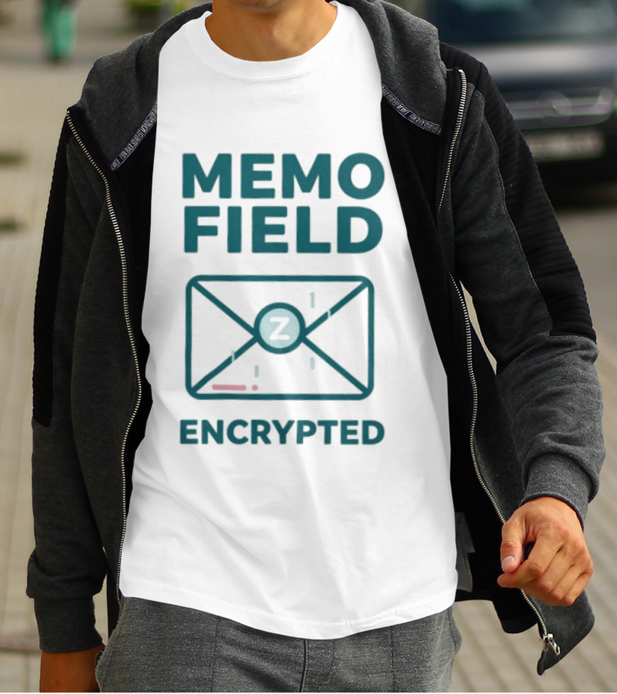 Memo Field Encrypted Z Data Security Protection T-Shirt