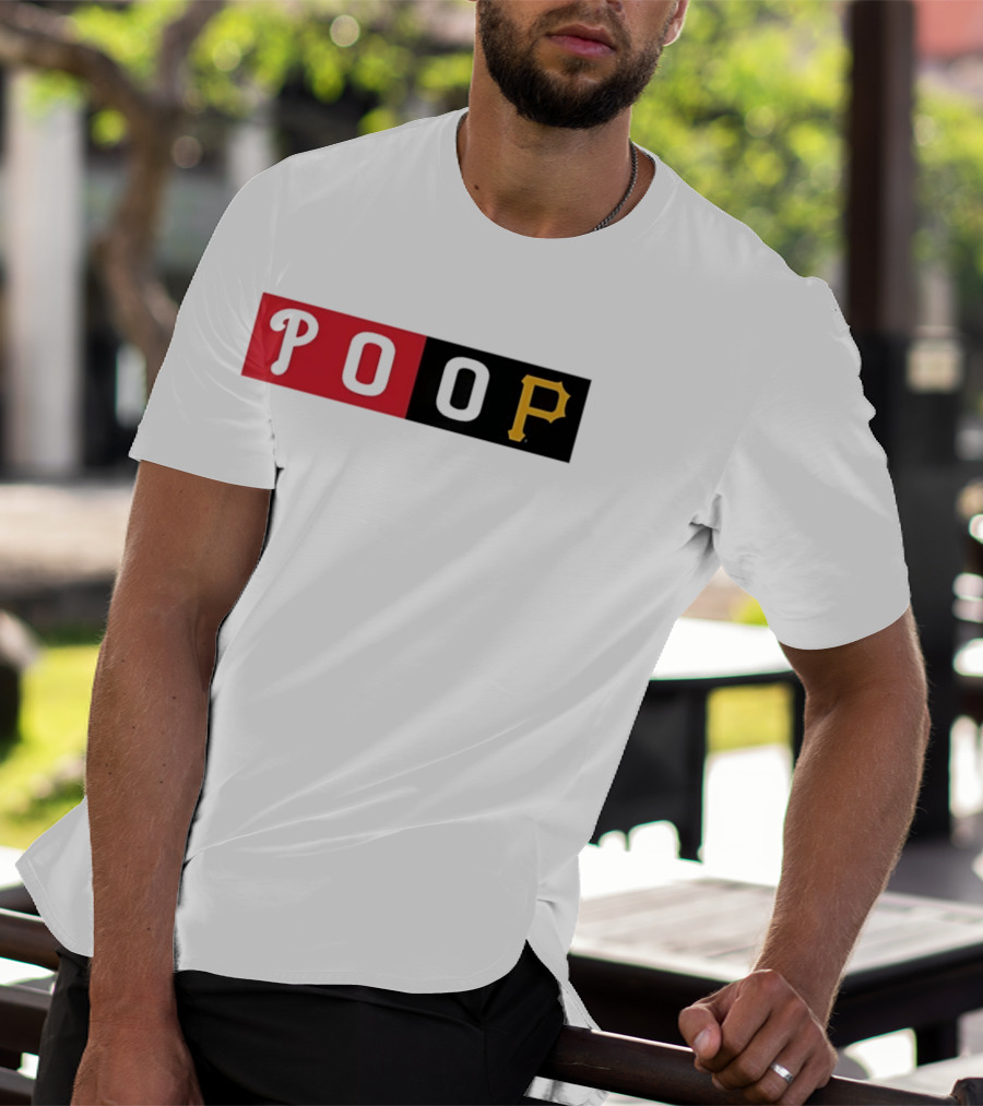 POOP Joe Roderick Pittsburgh Pirates T-Shirt