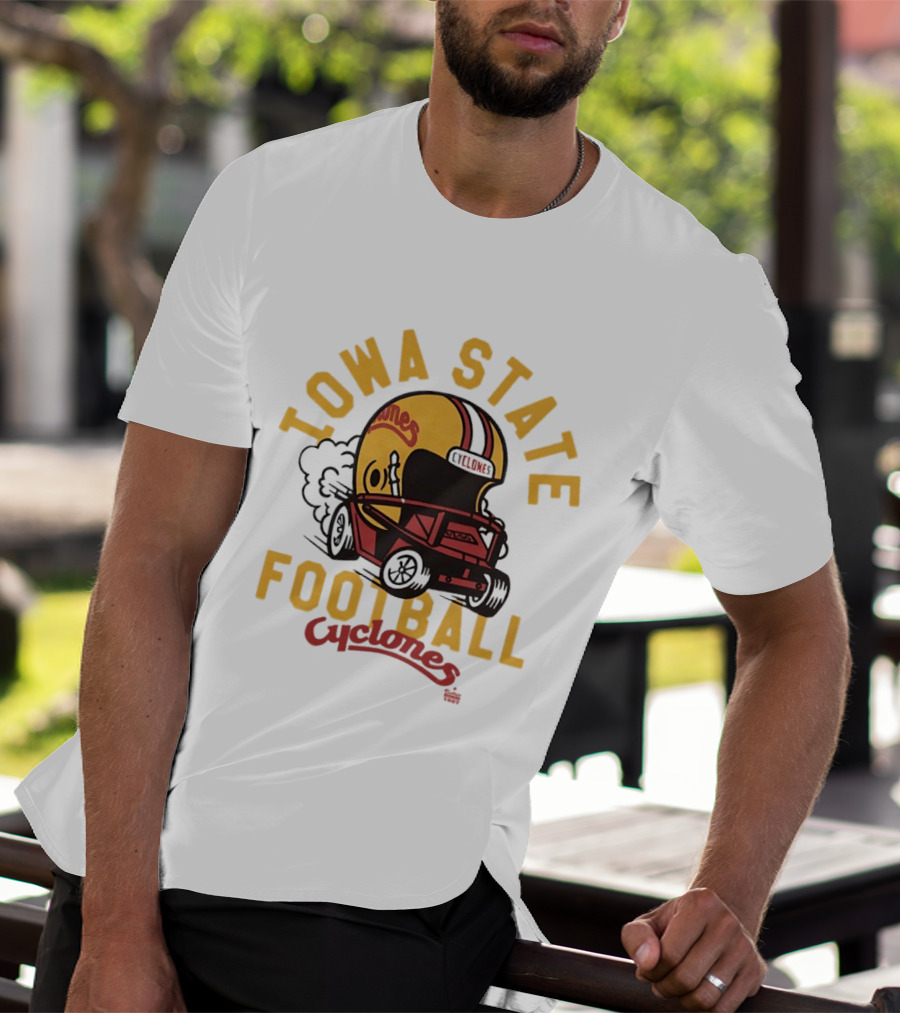 Iowa State Cyclones Helmet Football Team Fan Gear T-Shirt