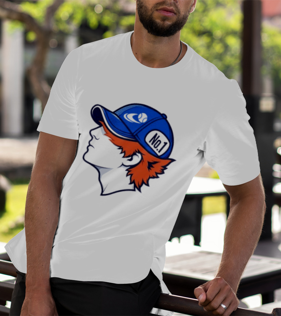 Jannik Sinner No 1 Fox Tennis ATP Player Iconic Cap T-Shirt