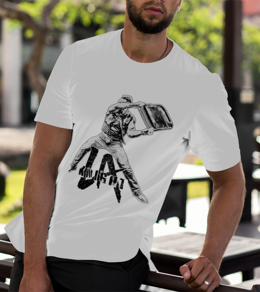 LA Knight Folding Chair Action Pose T-Shirt