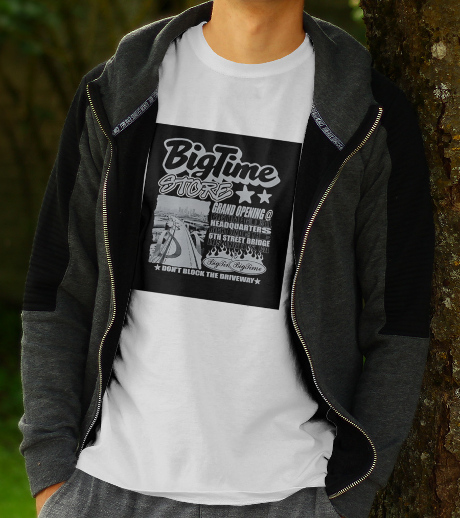 BigTime Store Grand Opening 6th Street Bridge Los Angeles Global Headquarters T-Shirt