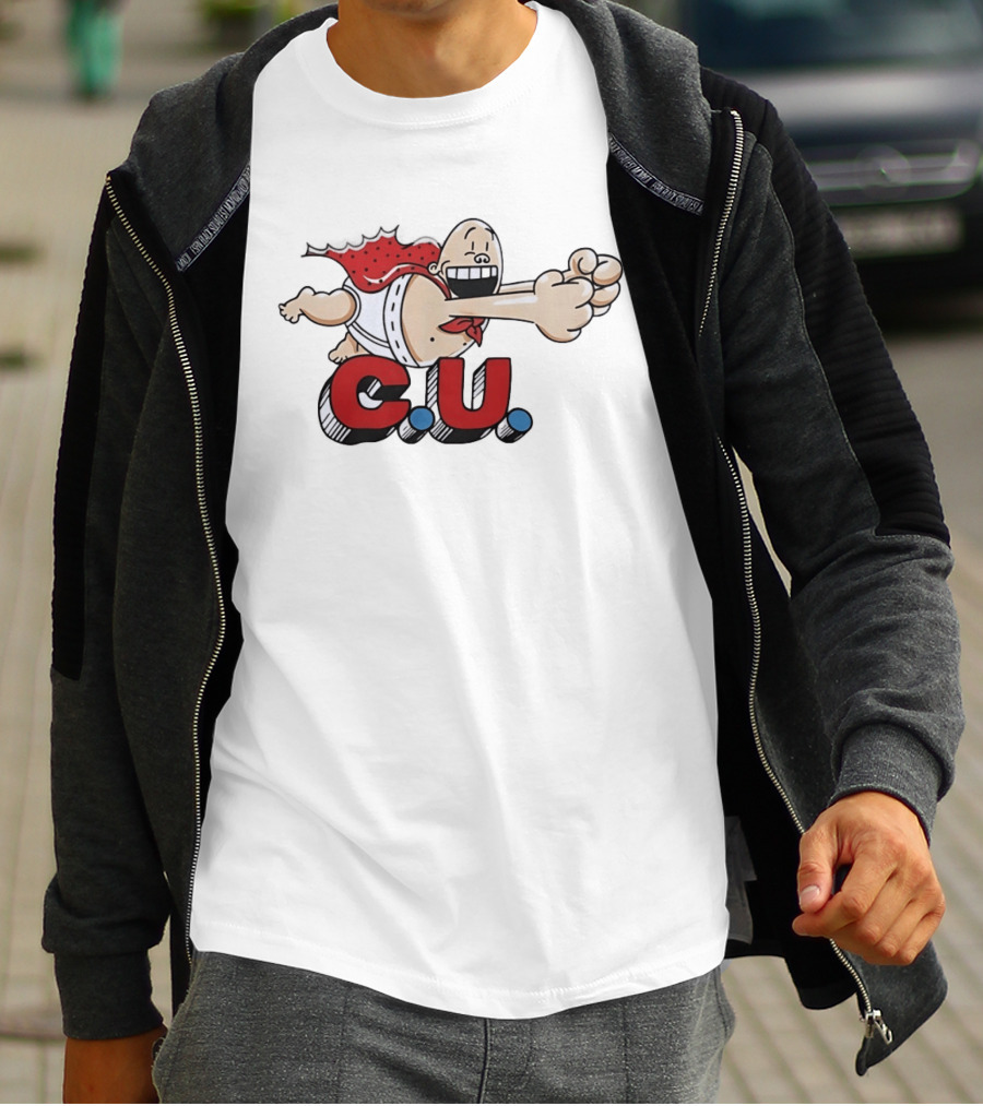 Captain Underpants CU Dav Pilkey Flying Hero T-Shirt