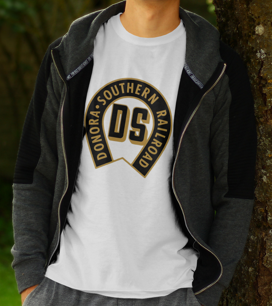 Donora Southern Railroad Horseshoe DS Monogram T-Shirt