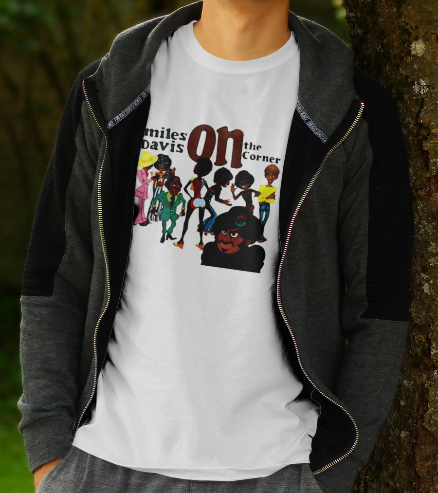 Miles Davis On The Corner Album Characters T-Shirt