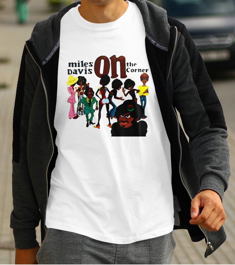 Miles Davis On The Corner Album Characters T-Shirt