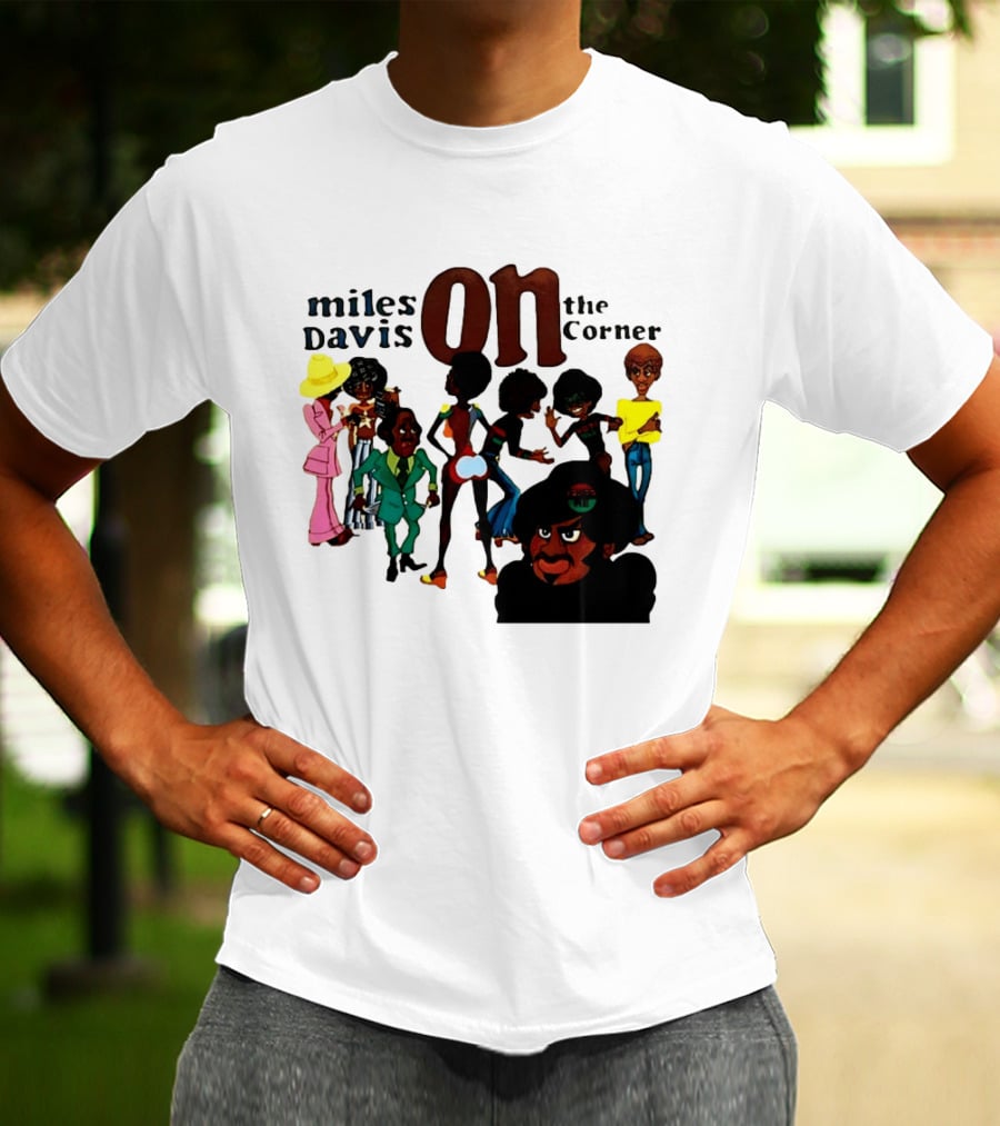 Miles Davis On The Corner Album Characters T-Shirt