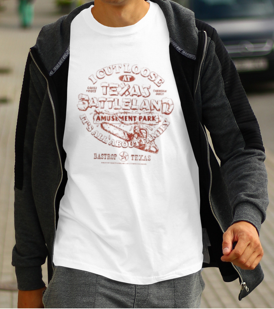 I Cut Loose In Texas Battleland Bastrop Texas It's All About Family T-Shirt
