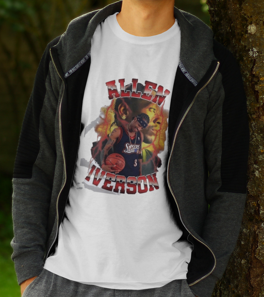 Allen Iverson Philadelphia 76ers Basketball Legend T-Shirt