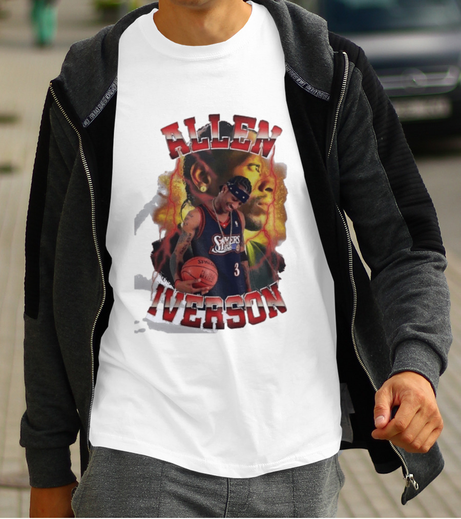 Allen Iverson Philadelphia 76ers Basketball Legend T-Shirt