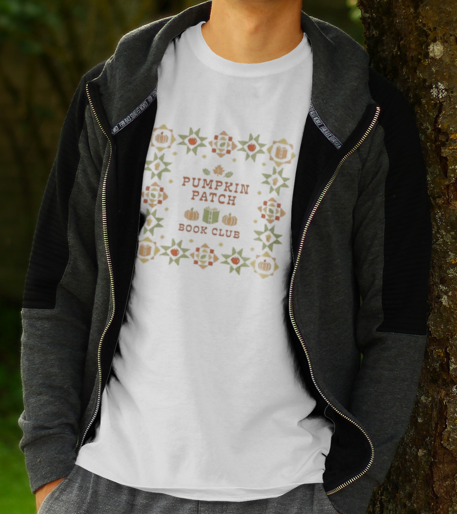 Pumpkin Patch Book Club Autumn Festival Reading Gathering T-Shirt