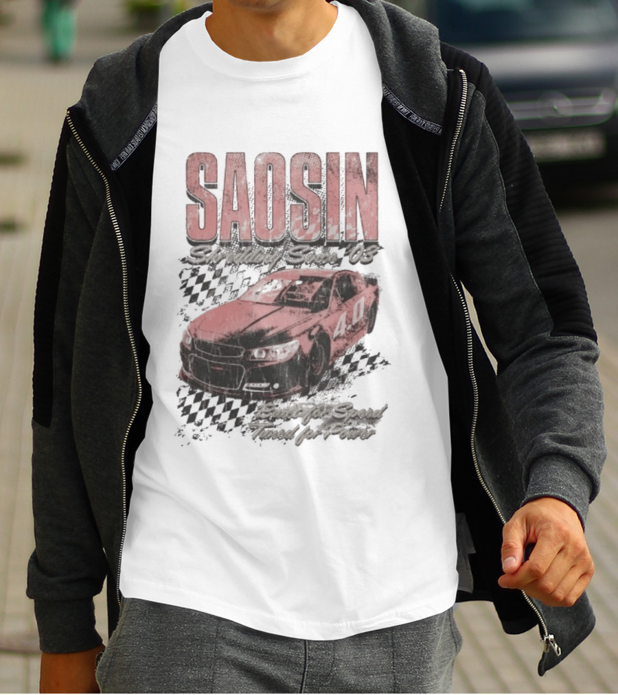 Saosin Built For Speed Turned For Power Shredding Since 2003 T-Shirt