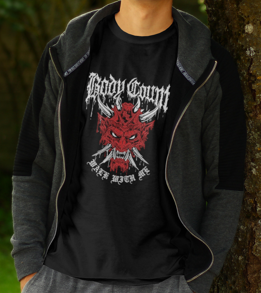 Body Count Work With Me Devil Red Demon Face T-Shirt