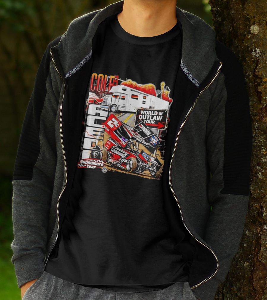 Cole Macedo World Of Outlaw Tour 2C Racing Sophomore Year T-Shirt