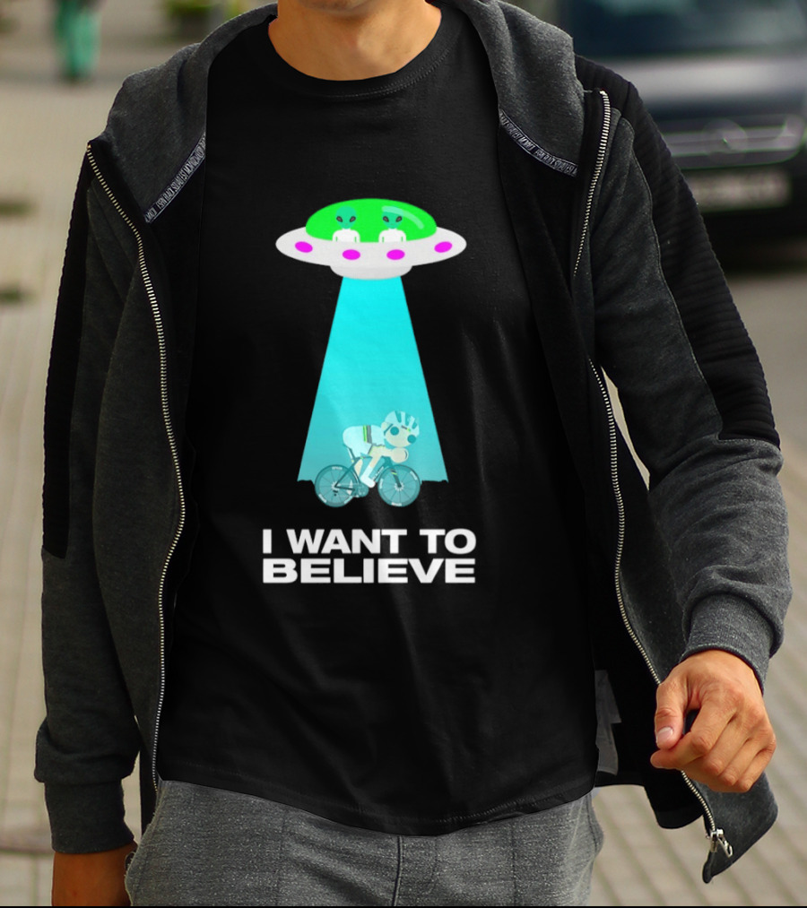 Colnago Cyclist UFO I Want To Believe Cycling T-Shirt