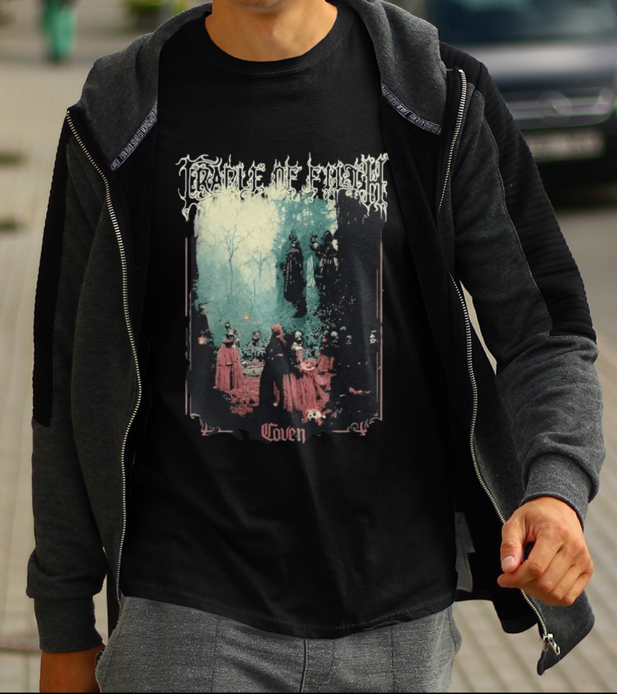 Cradle Of Filth Coven Gothic Gathering Under Moonlit Trees T-Shirt