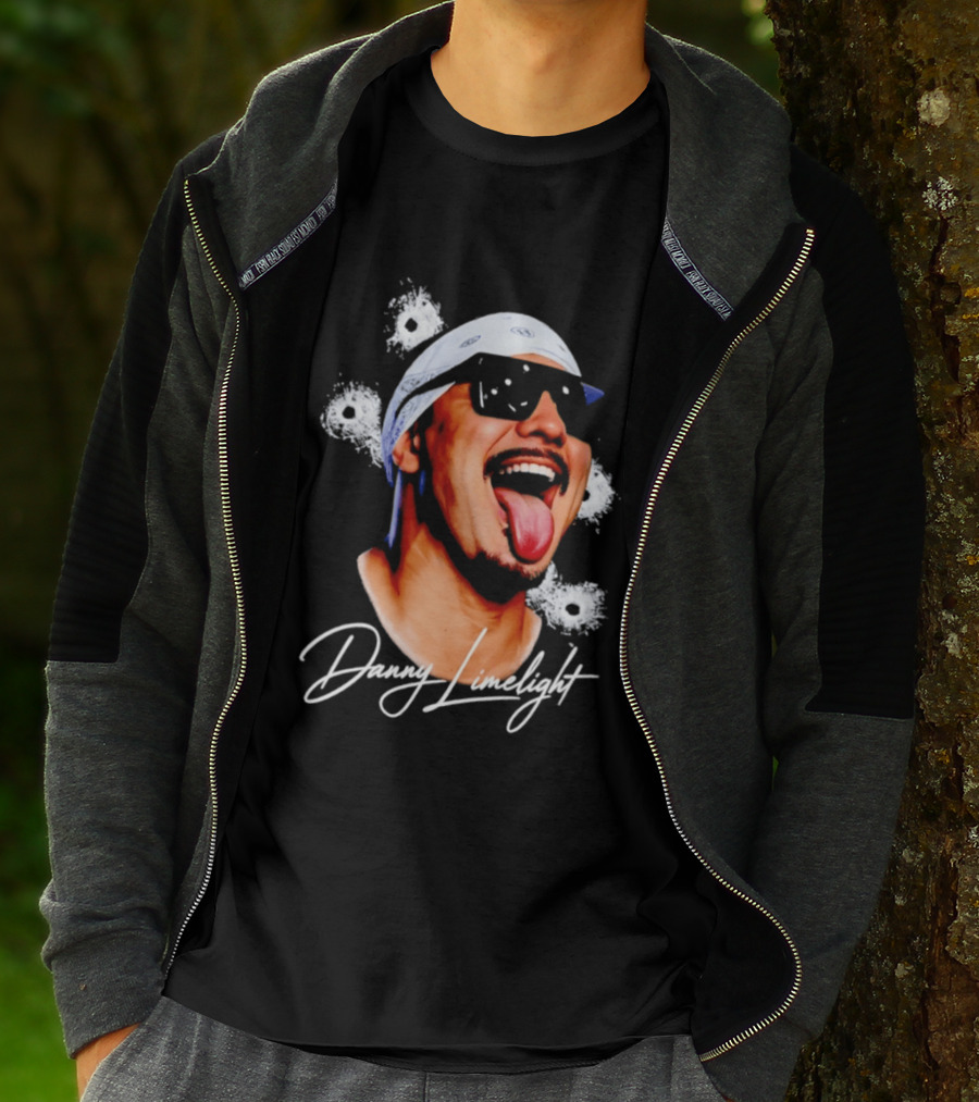 Danny Limelight Swag Bullet Holes Bandana Tattoo T-Shirt