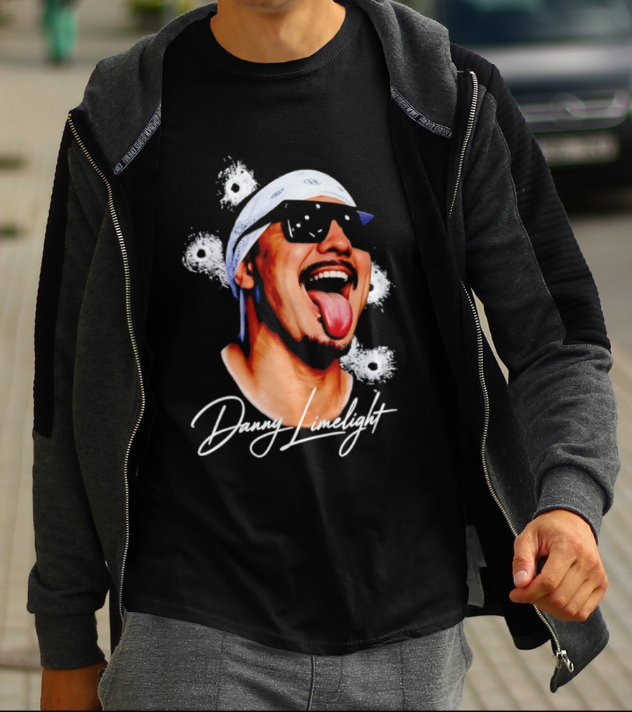 Danny Limelight Swag Bullet Holes Bandana Tattoo T-Shirt