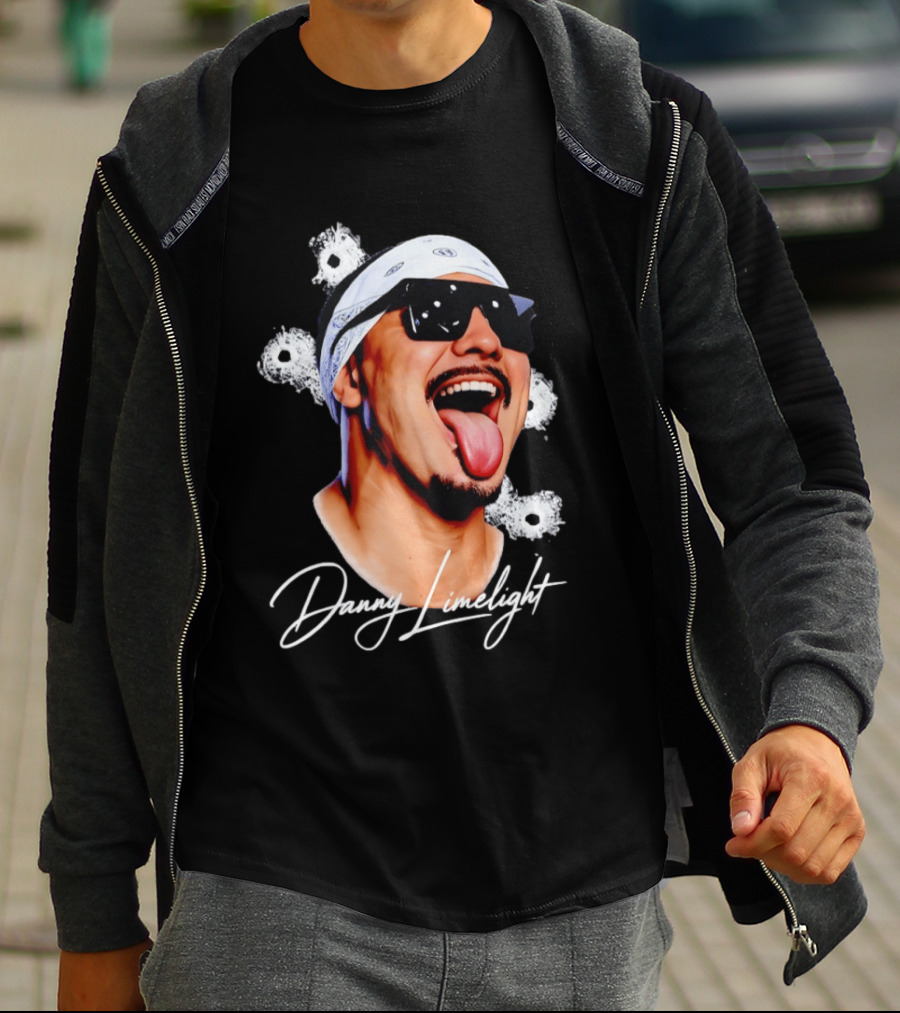 Danny Limelight Wrestling AEW Bandana And Sunglasses T-Shirt