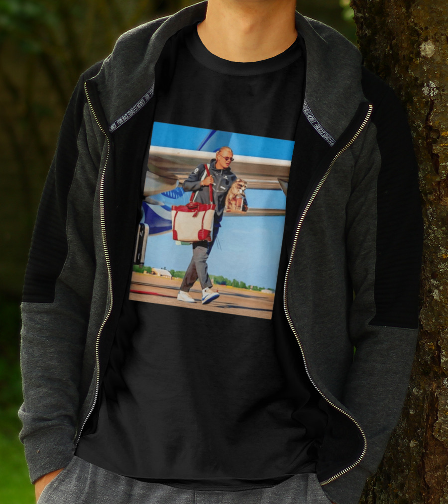 Erling Haaland Returns To Norway With Taxidermy Whiskey Raccoon T-Shirt