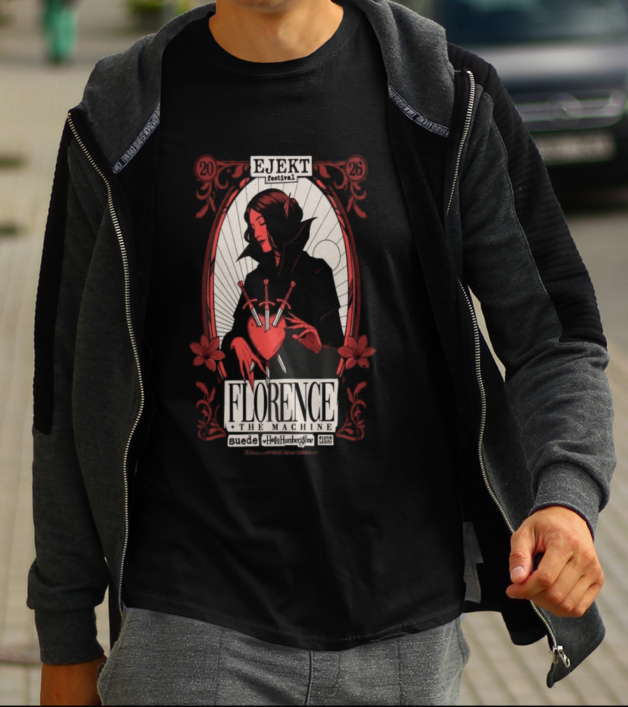 Ejekt Festival Florence The Machine Suede Holly Humberstone 2026 T-Shirt