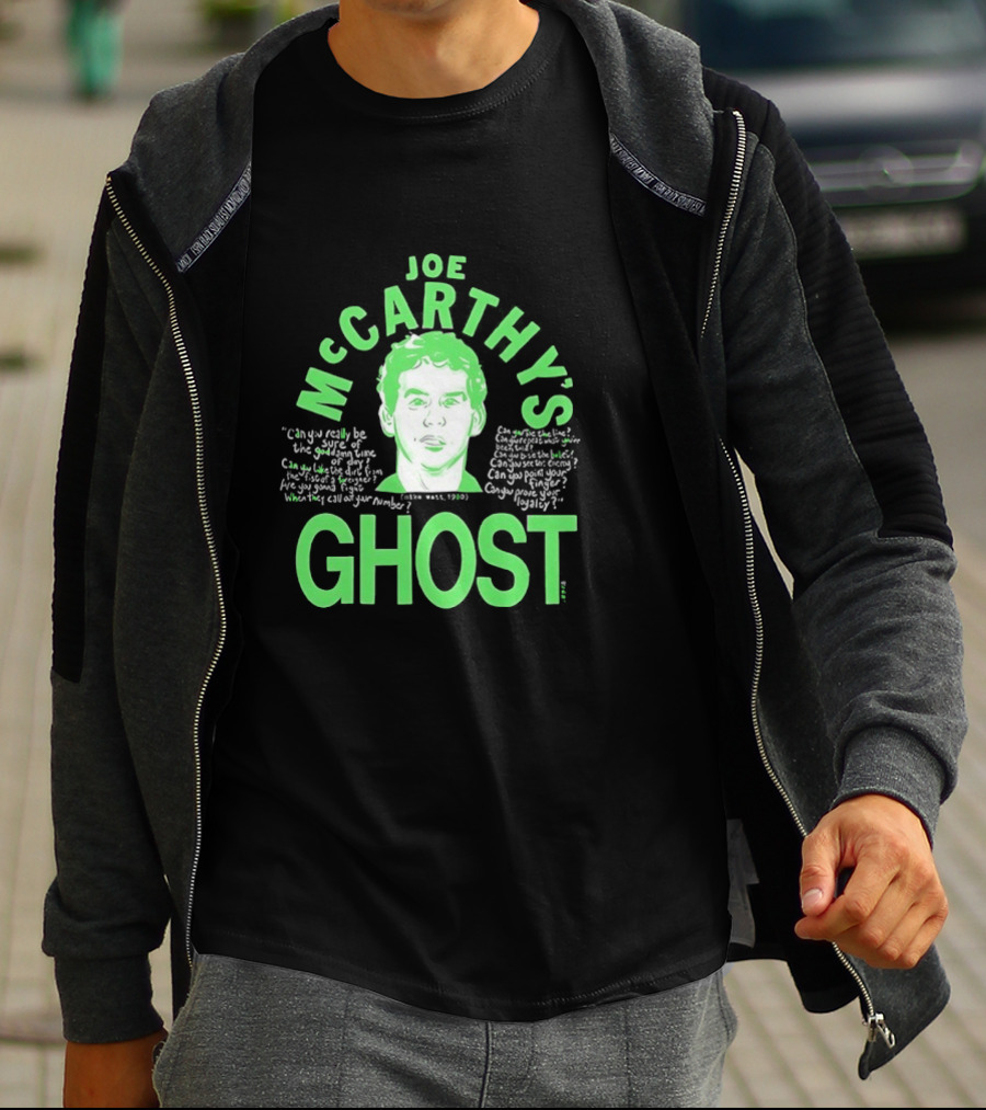 Joe McCarthy's Ghost Mike Watt 1980 Minutemen Punk Rock T-Shirt