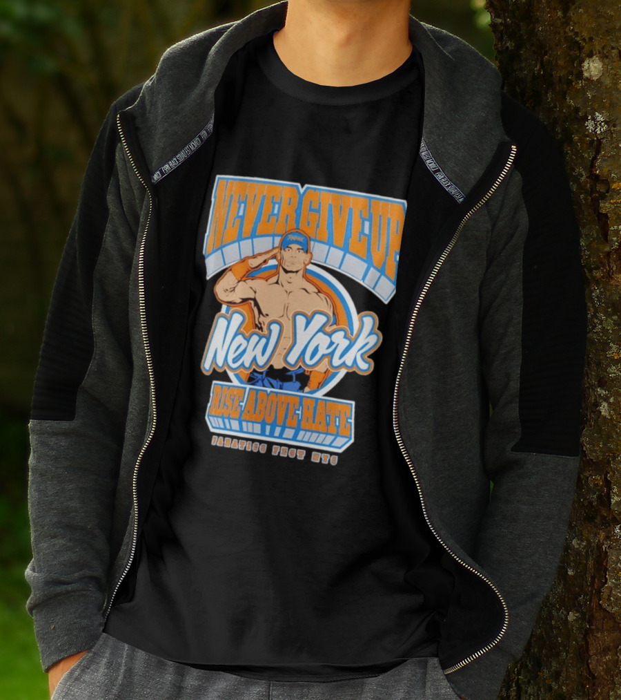 Never Give Up Rise Above Hate New York Manhasset Fest 2026 T-Shirt
