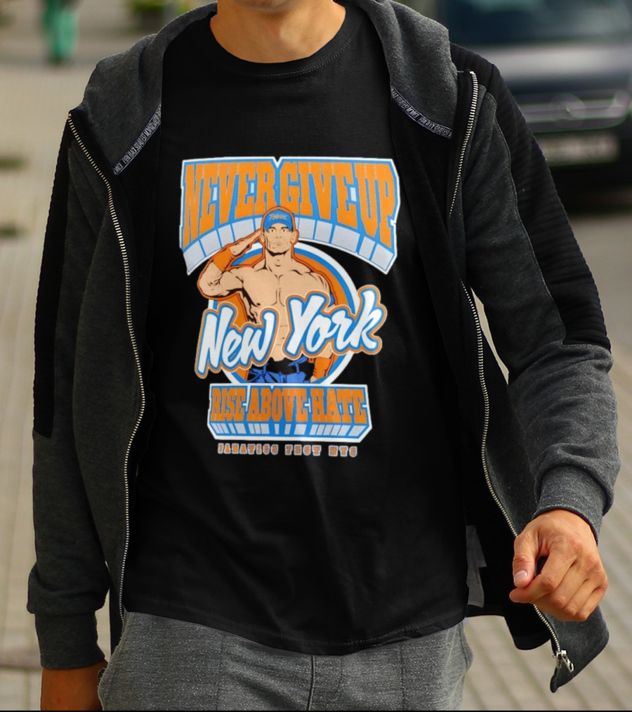 Never Give Up Rise Above Hate New York Manhasset Fest 2026 T-Shirt