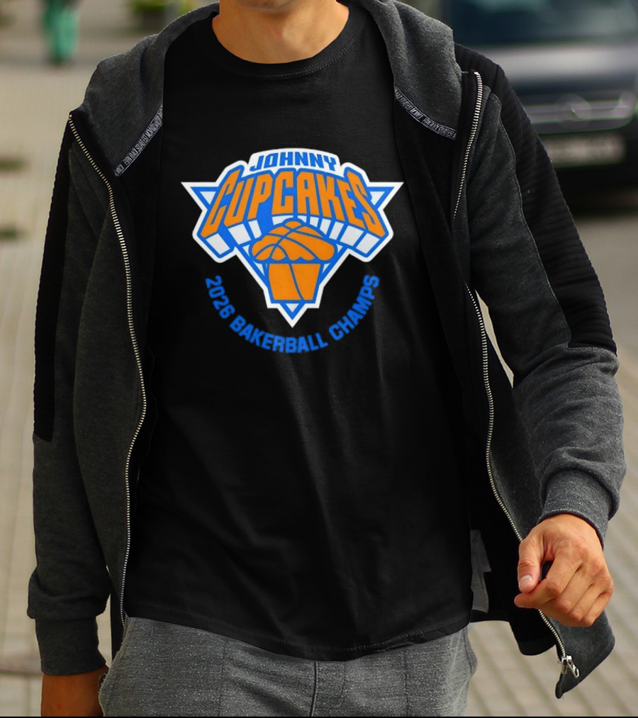 Johnny Cupcakes New York Knicks 2026 Bakerball Champs T-Shirt