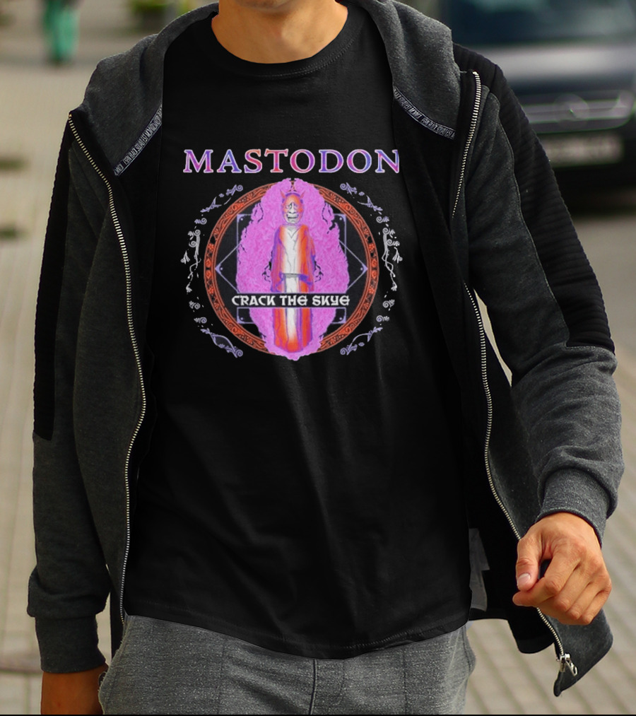 Mastodon Crack The Skye Ornate Oni Mandala T-Shirt