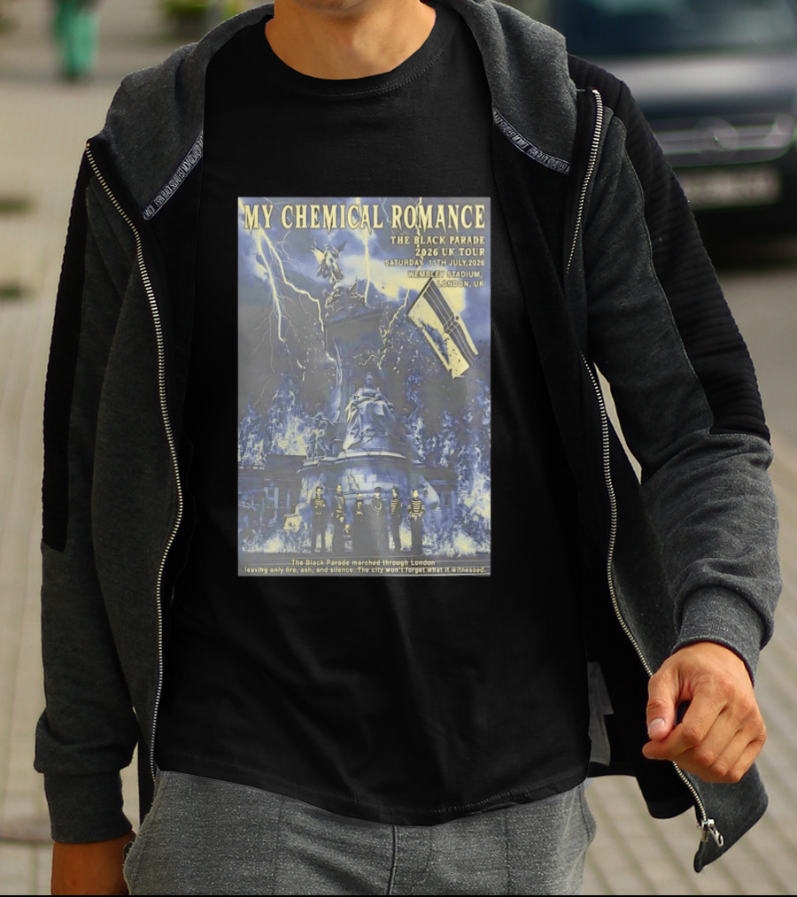 My Chemical Romance Black Parade 2026 UK Tour Wembley Stadium London T-Shirt