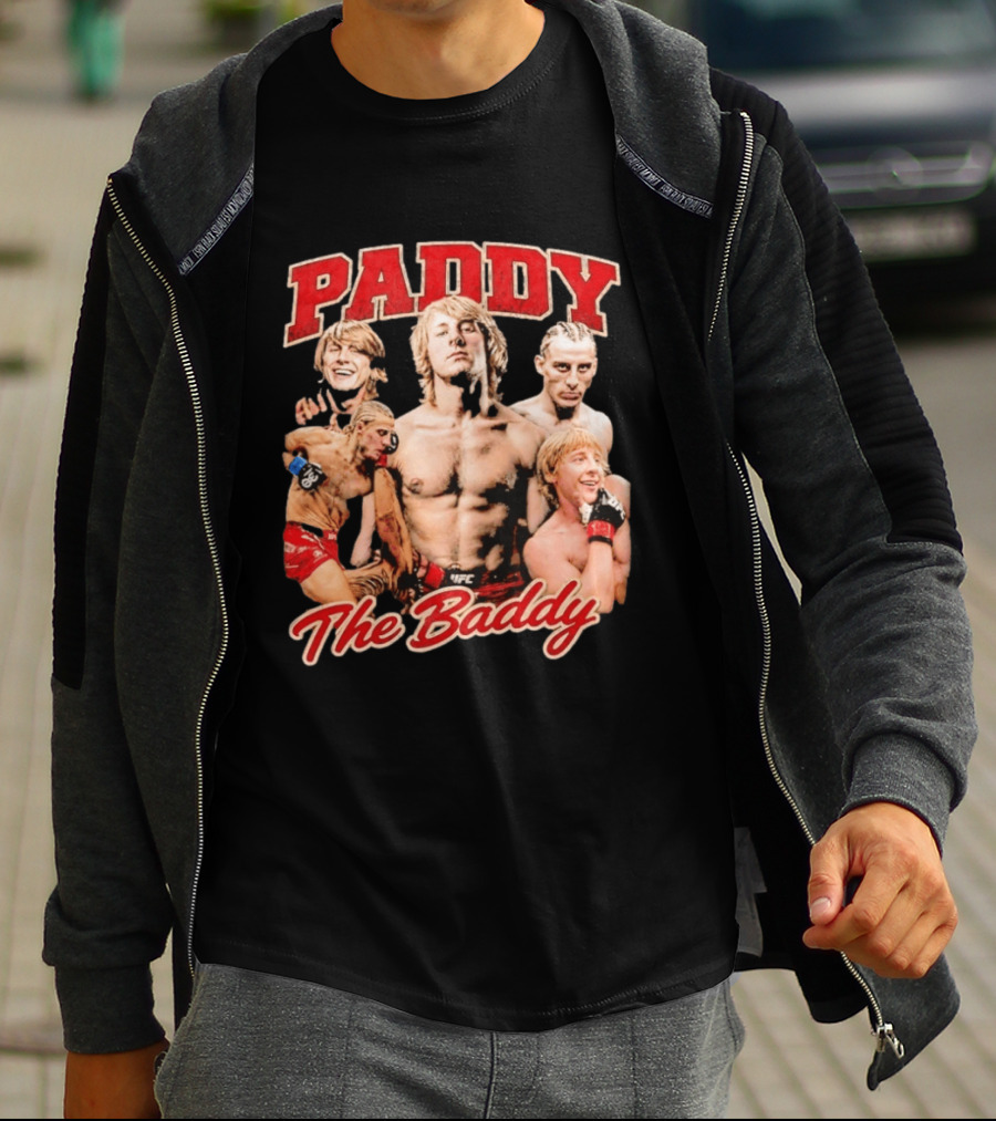 Paddy The Baddy UFC Fighter Montage T-Shirt