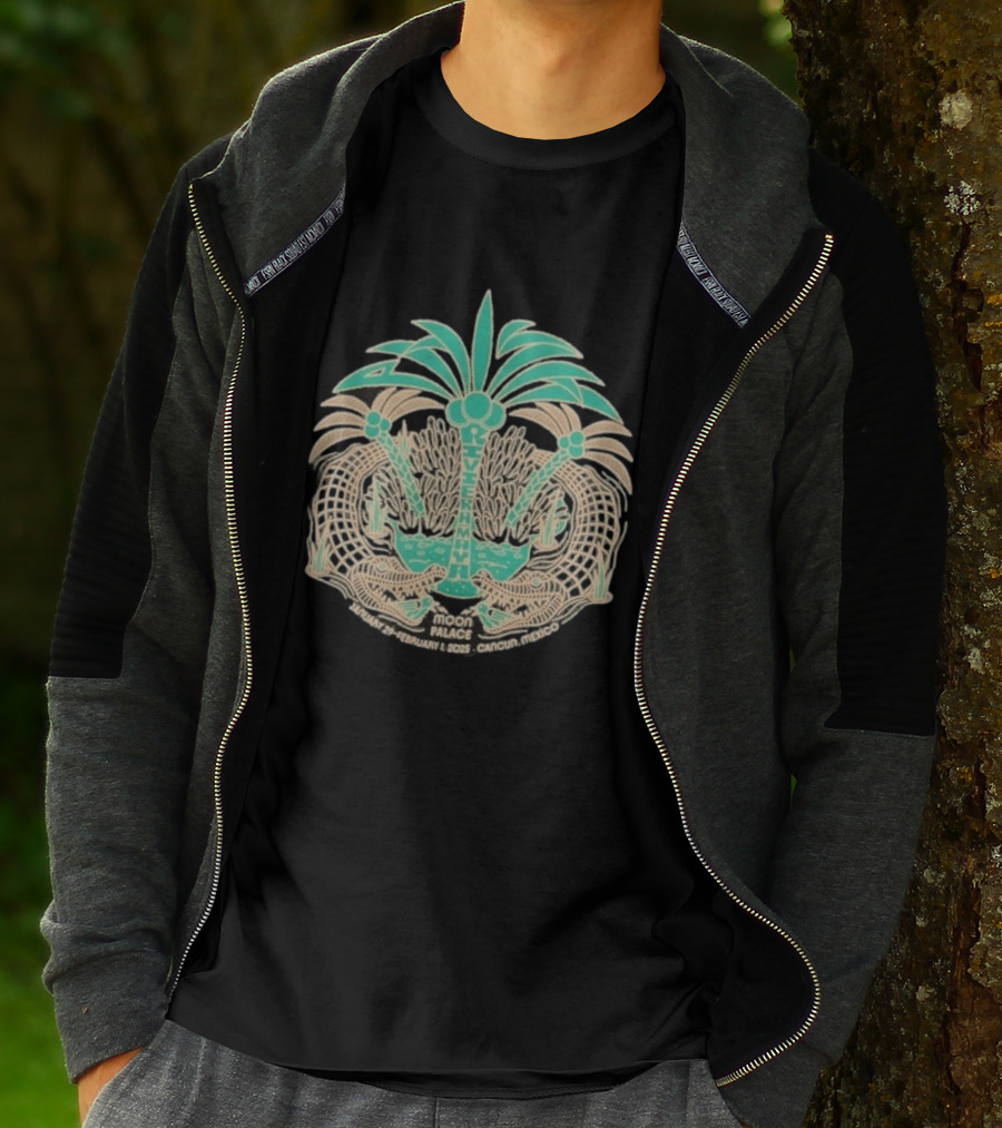 Phish Riviera Maya Moon Palace January 2025 Cancun Mexico Coconut Gators T-Shirt