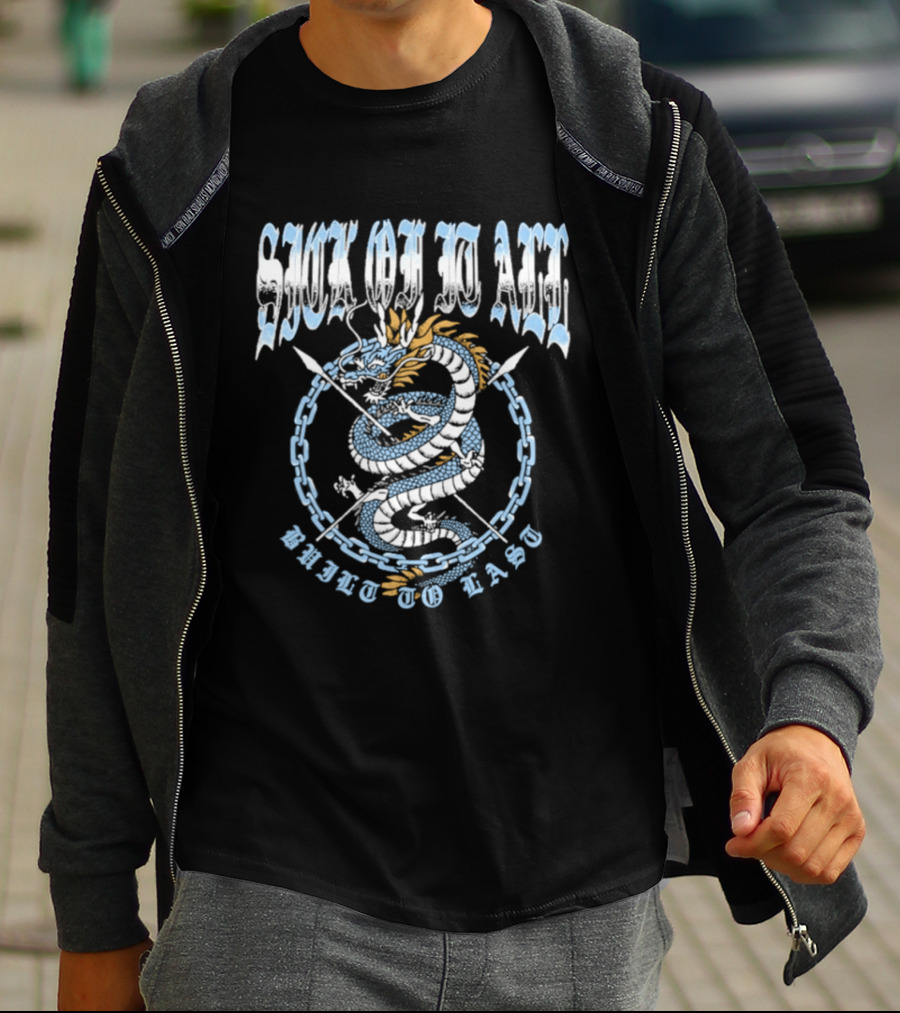 Sick Of It All Built To Last Dragonchain Snake T-Shirt