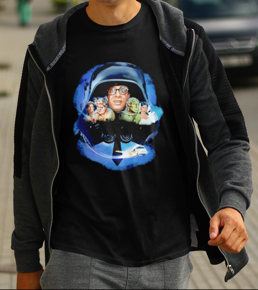Spaceballs 2 Dark Helmet Rick Moranis Sci Fi Comedy Movie Cast Spaceship T-Shirt
