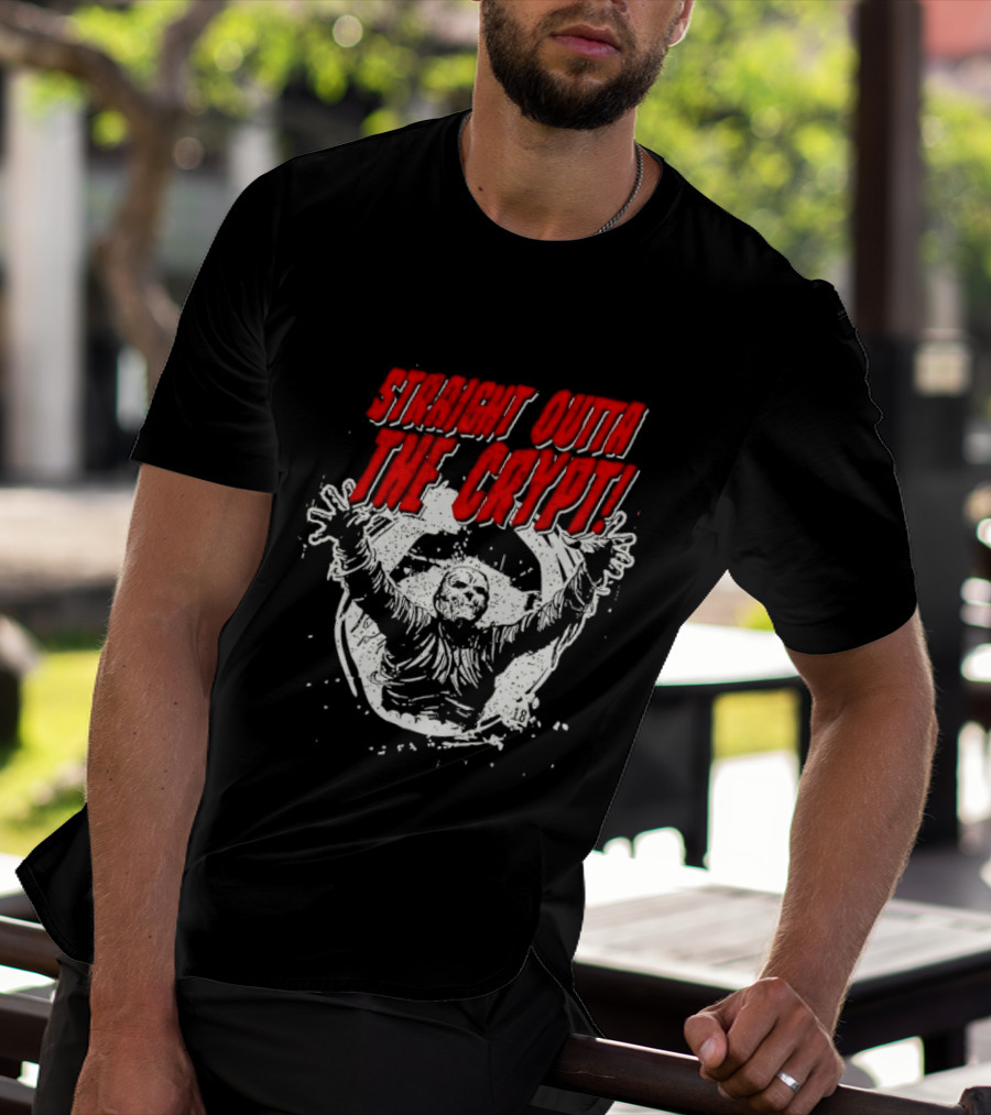 Straight Outta The Crypt Horror Zombie T-Shirt