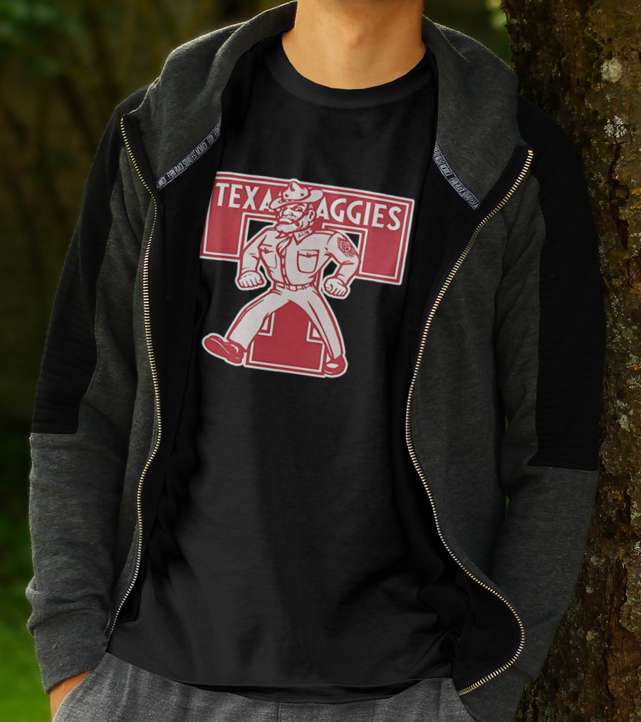 Texas Aggies Reveille Station Old Sarge AMT T-Shirt