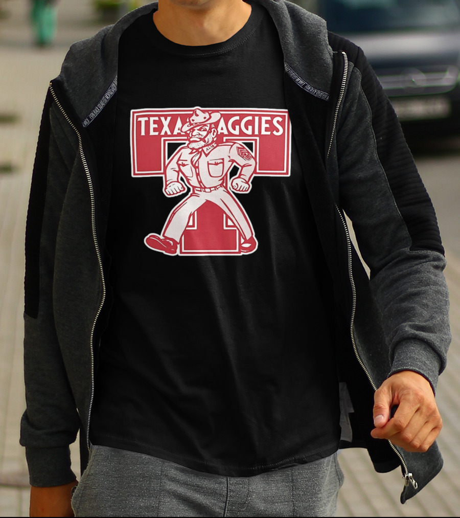 Texas Aggies Reveille Station Old Sarge AMT T-Shirt