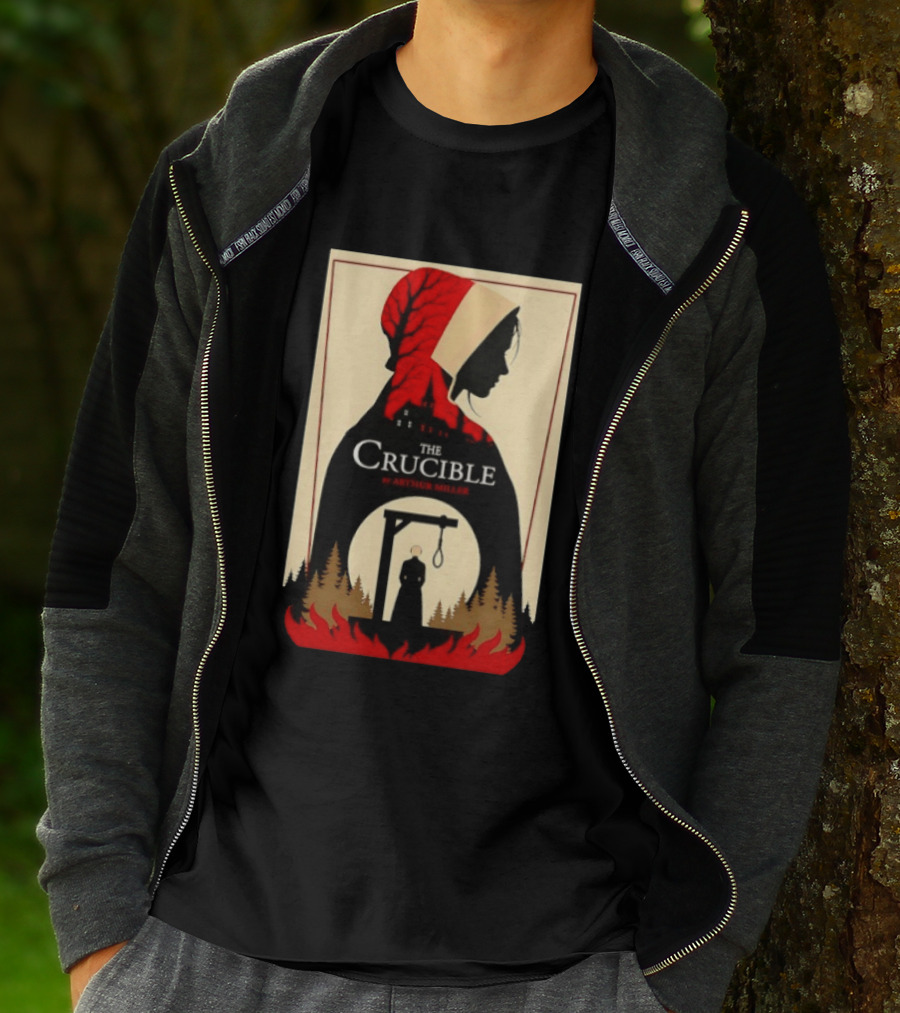 The Crucible By Arthur Miller Salem Witch Trials Hanging Scene T-Shirt