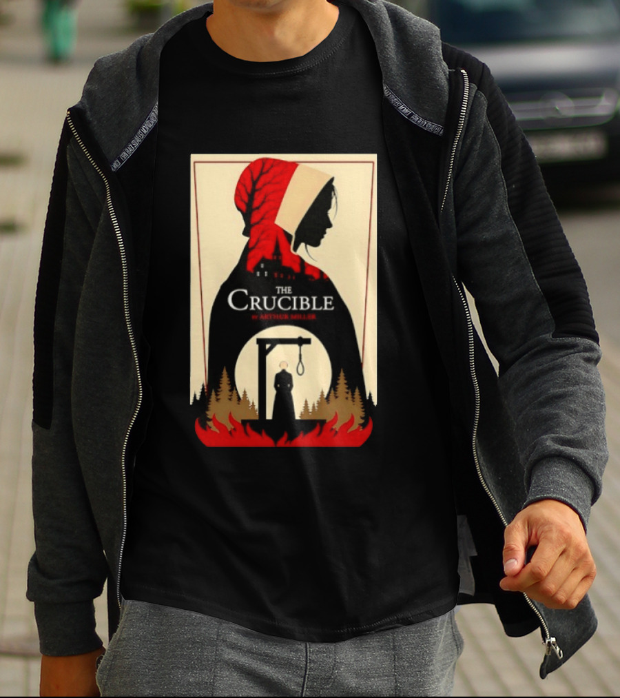 The Crucible By Arthur Miller Salem Witch Trials Hanging Scene T-Shirt