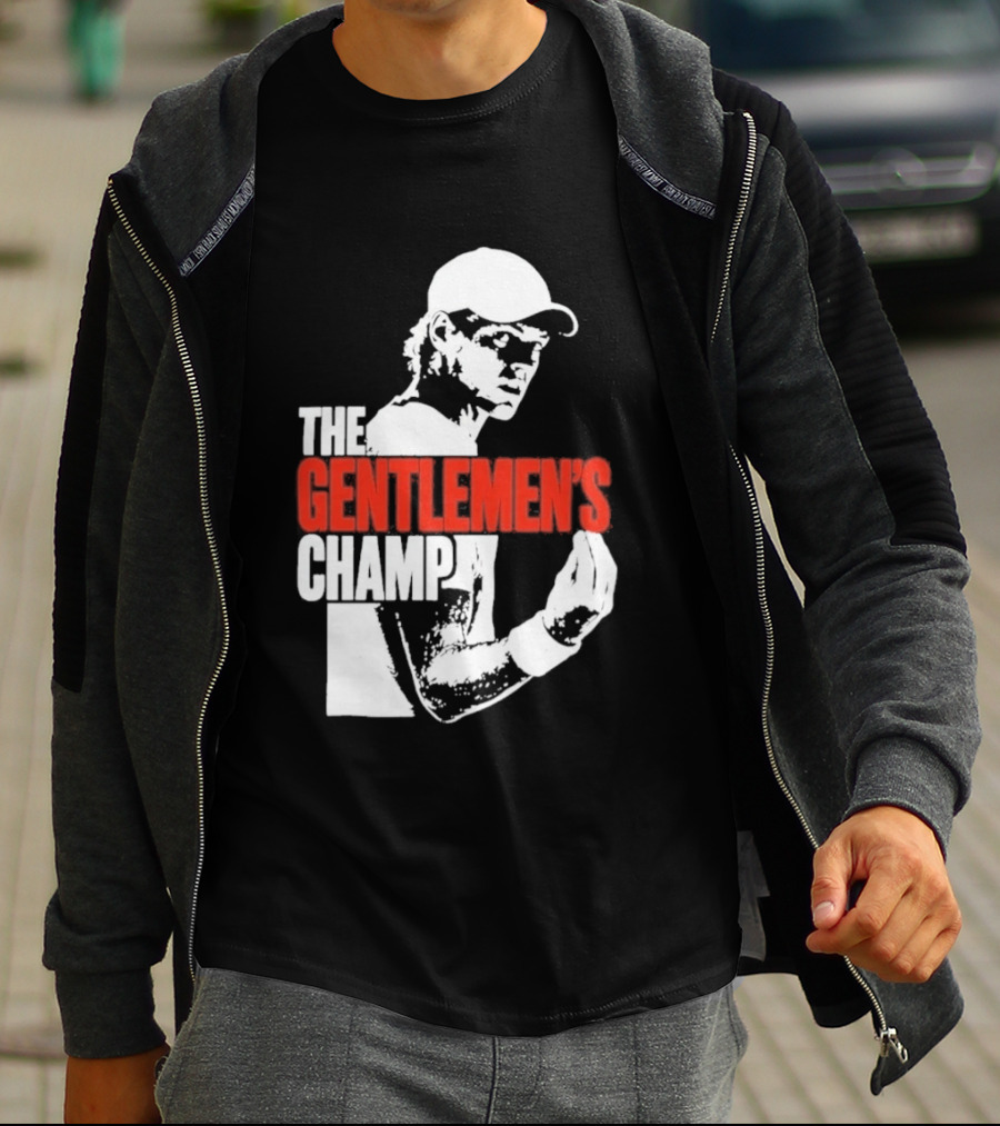 The Gentlemen's Champ Jannik Sinner Italian Gesture T-Shirt