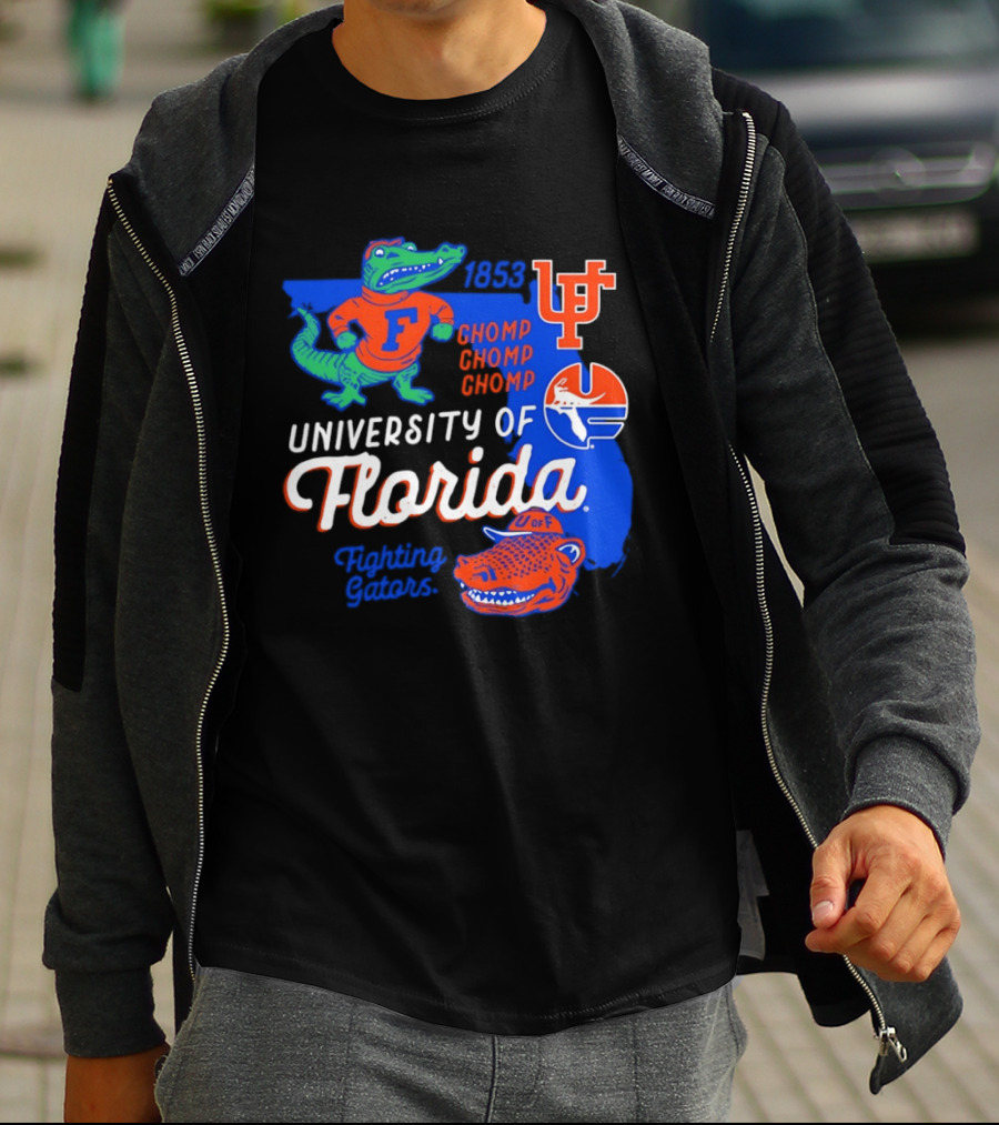 University Of Florida Fighting Gators Chomp Chomp Chomp 1986 U Of F T-Shirt