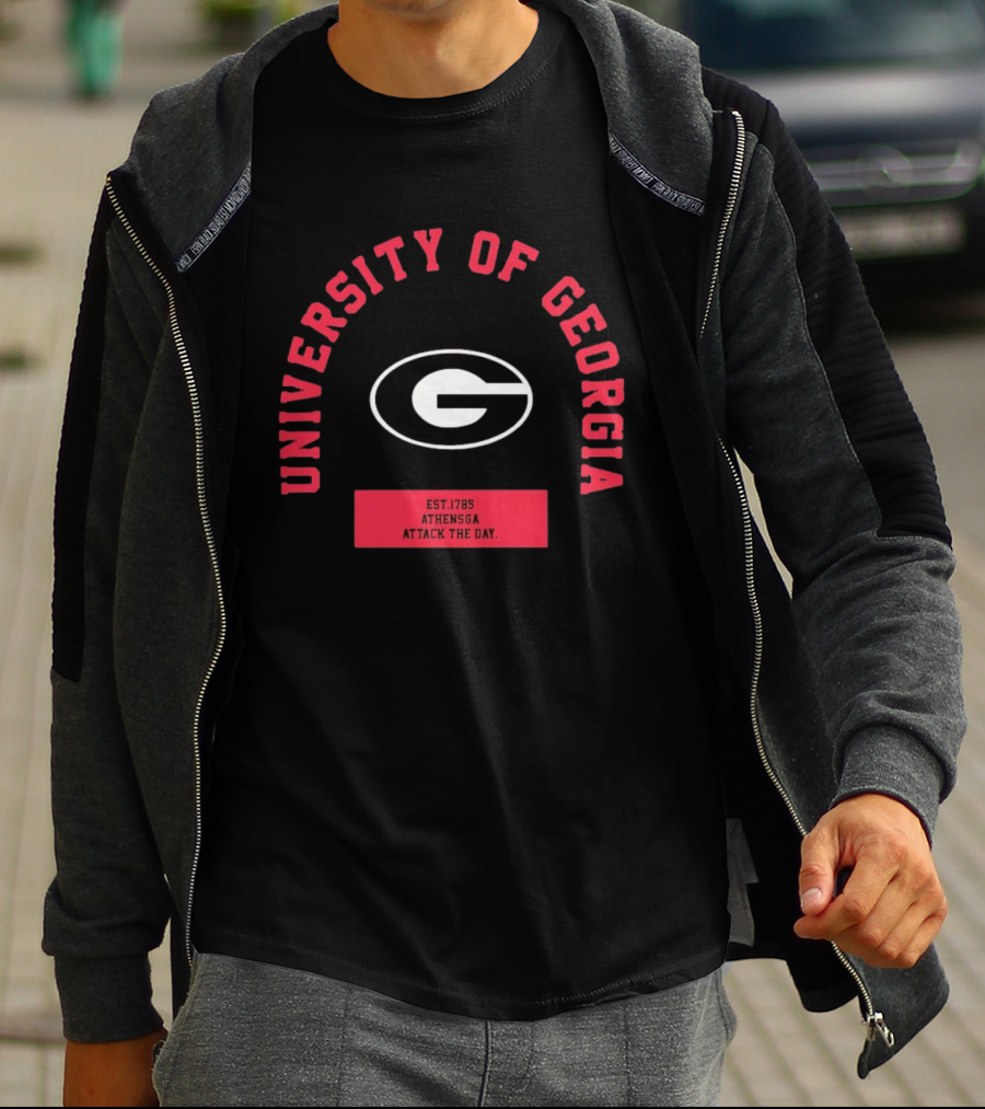University Of Georgia Athens GA Bulldogs Attack The Day Est 1785 T-Shirt