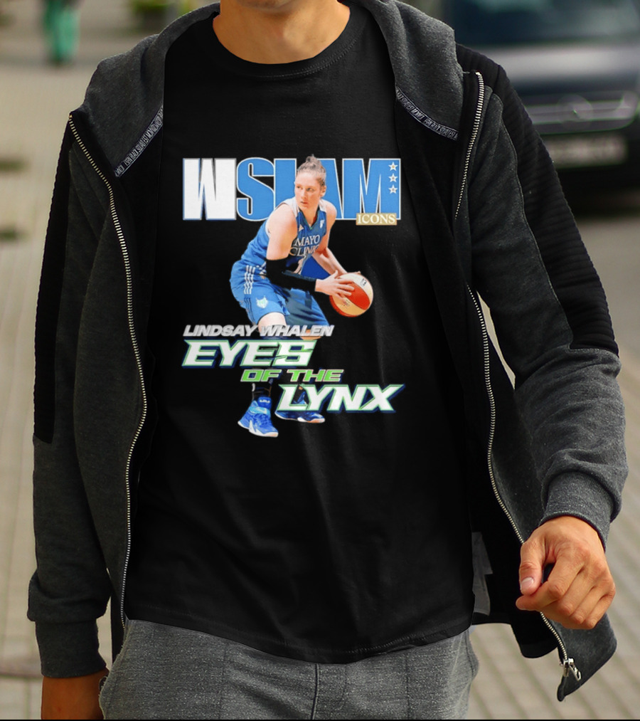 WSLAM Icons Lindsay Whalen Eyes Of The Lynx Mayo Basketball T-Shirt
