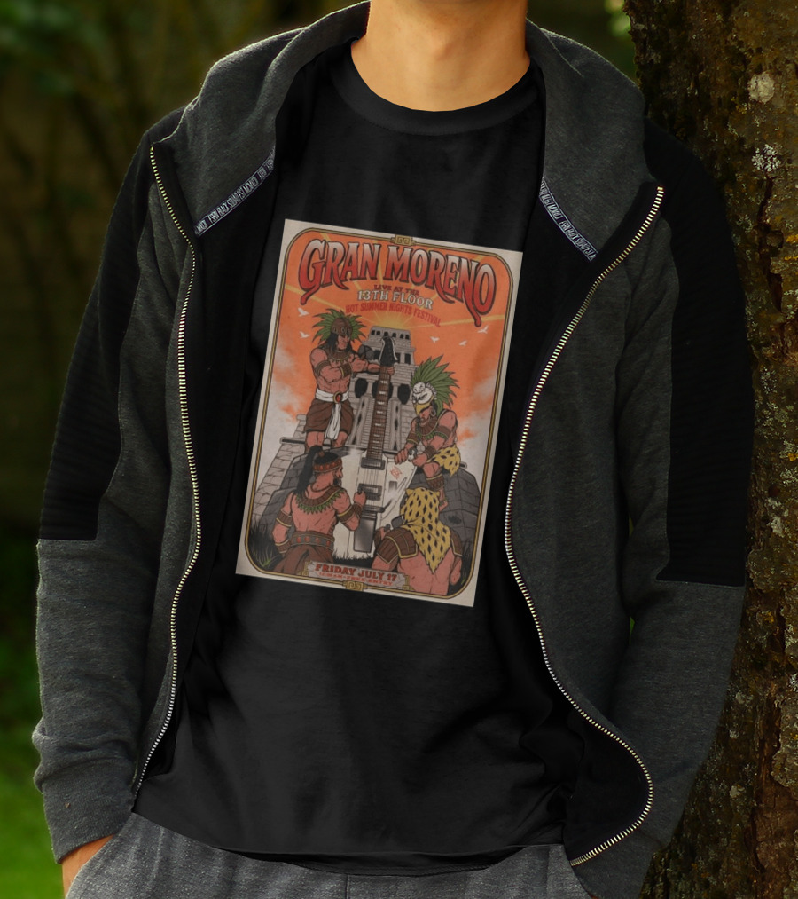 GRAN MORENO Live At The 13th Floor Hot Summer Nights Festival Friday July 17 T-Shirt