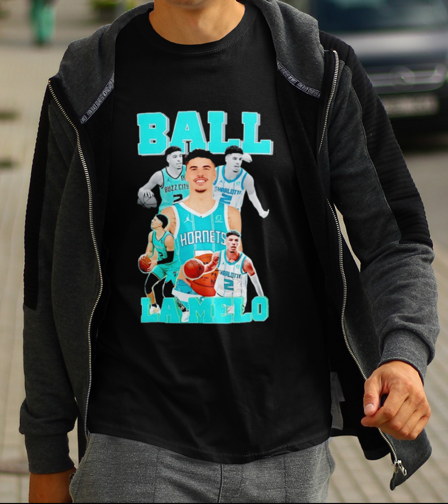 LaMelo Ball Hornets Buzz City Charlotte NBA T-Shirt