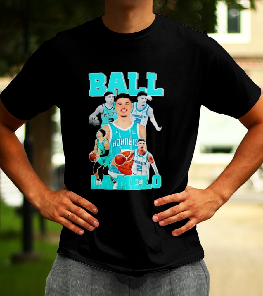 LaMelo Ball Hornets Buzz City Charlotte NBA T-Shirt