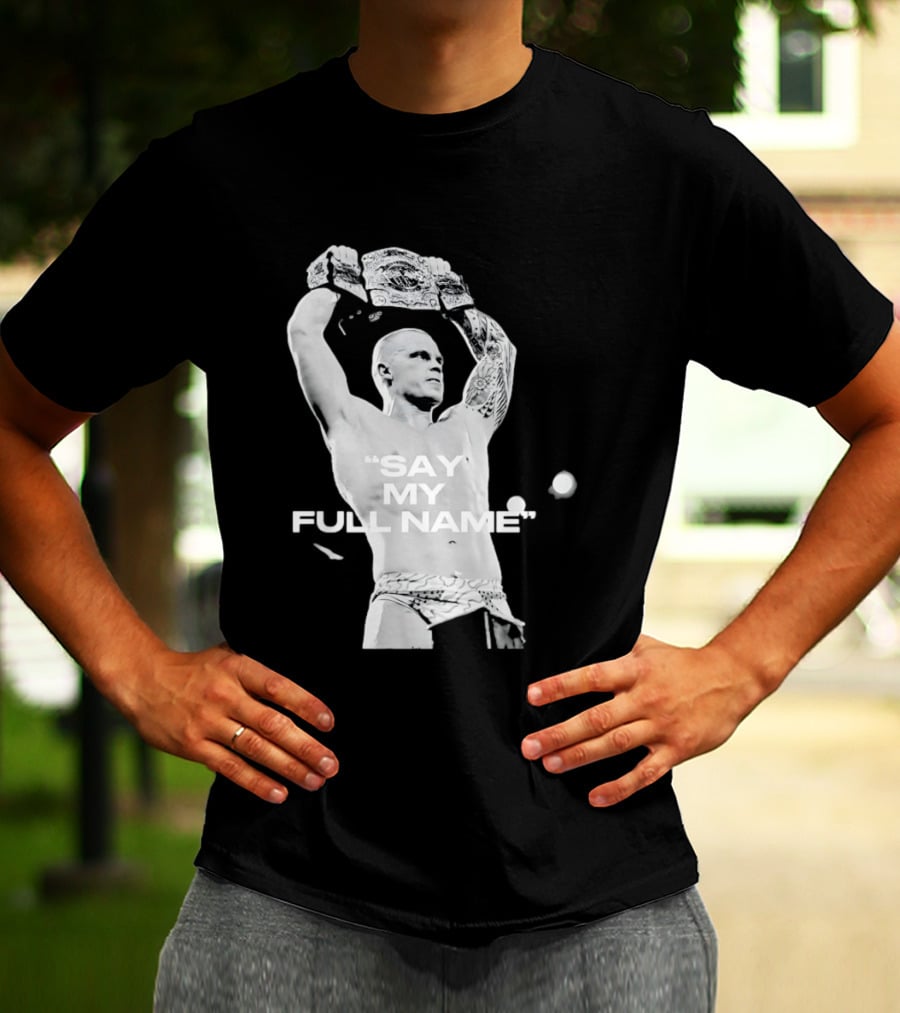 Ilja Dragunov WWE Say My Full Name Wrestling Champion T-Shirt